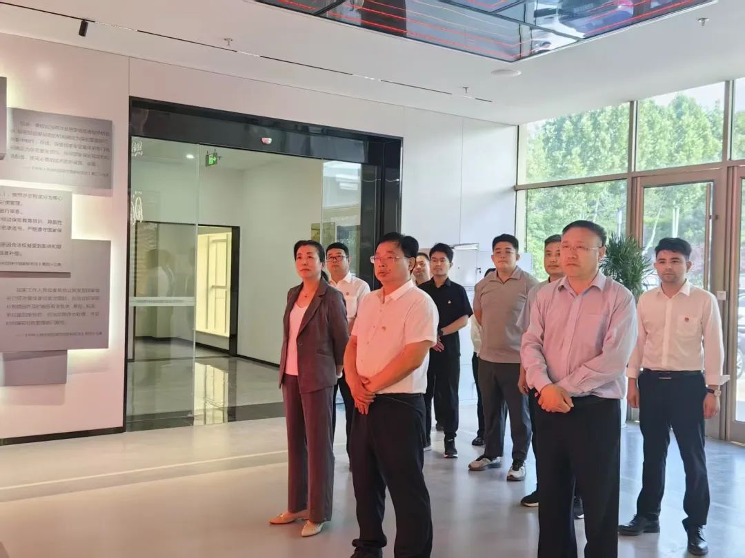 菏泽市牡丹发展服务中心到菏泽市保密教育实训平台开展保密教育培训